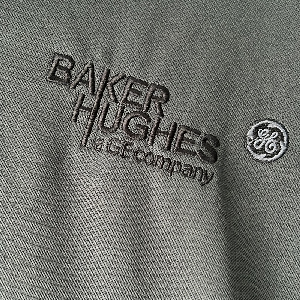 Mens L NikeGolf Dri Fit polo with Baker Hughes insignia - Picture 3 of 6